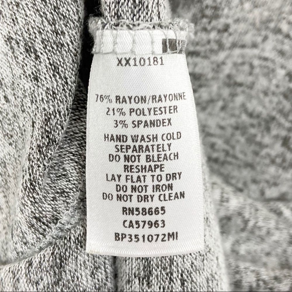 Nordstrom BP Soft Plush V Neck Sweater Gray XS - Picture 5 of 6